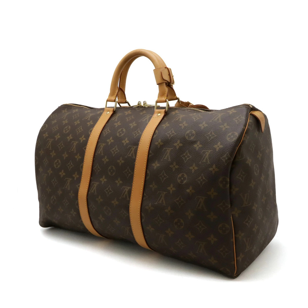 Louis Vuitton Boston Monogram Travel Bag Handbag Keepall